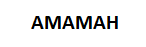 AMAMAH