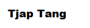 Tjap Tang