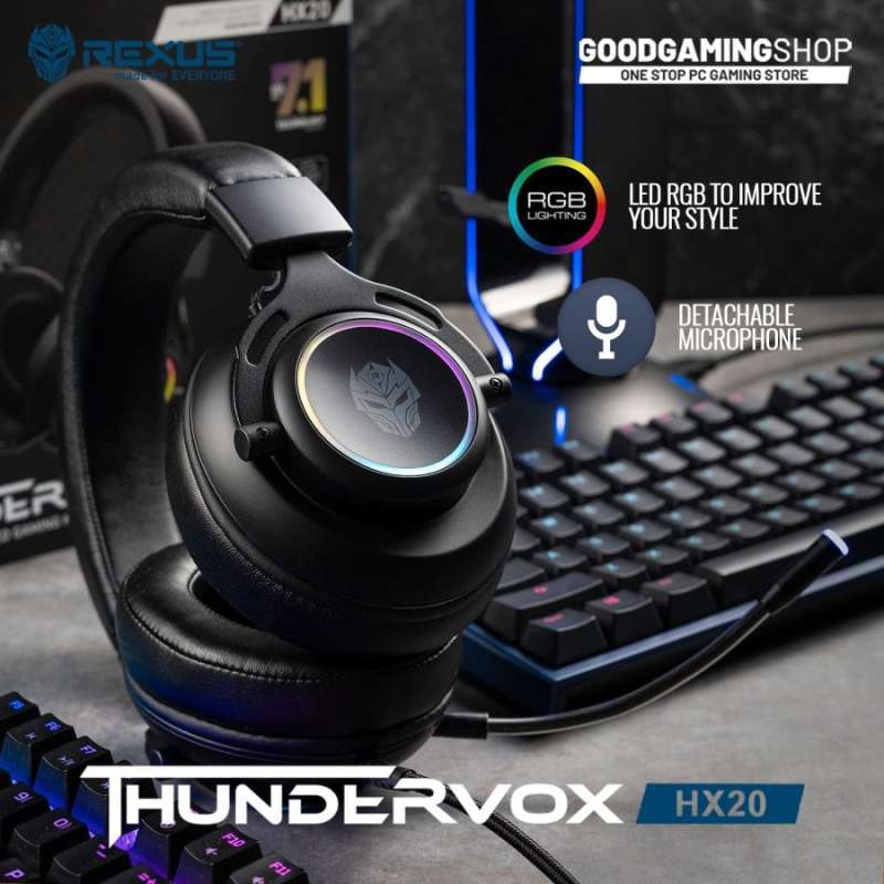 Promo Rexus Headset Gaming Thundervox 