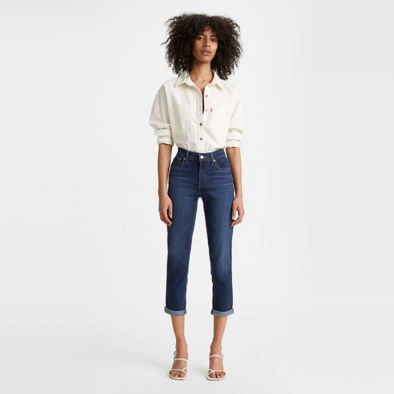 Promo Levi's Mid Rise Boyfriend Marine 