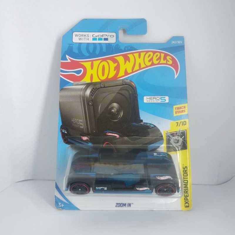 Hot Wheels Zoom In Black Works With GoPro
