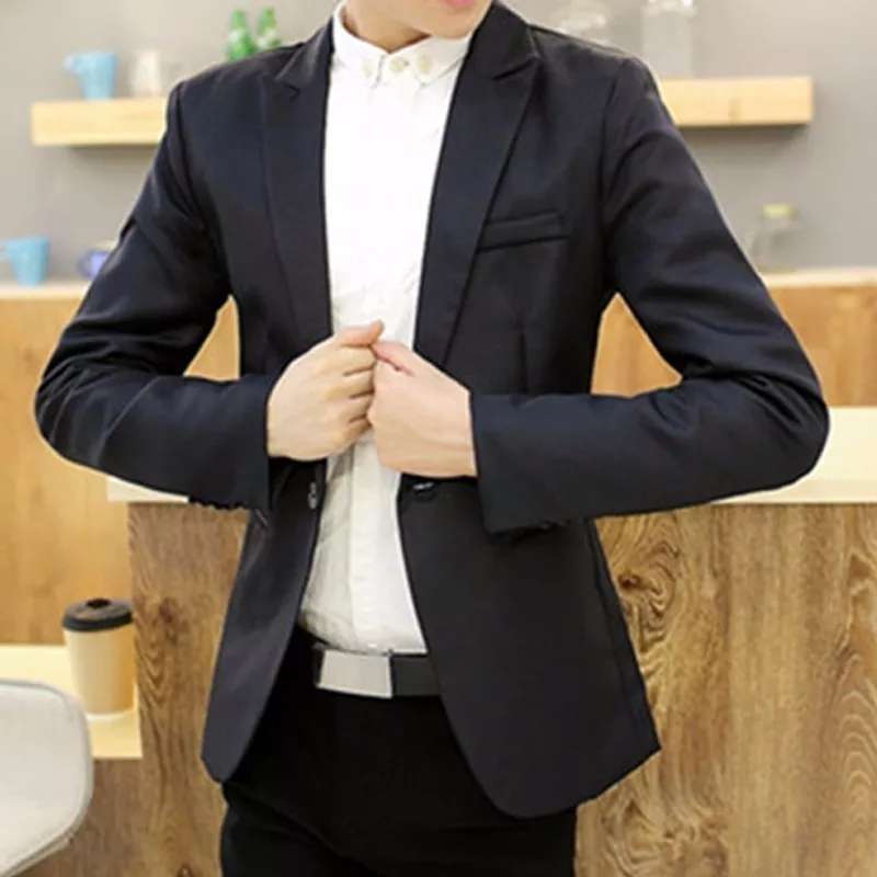 SLIM FIT FORMAL CASUAL ARLEY BLACK SUIT 