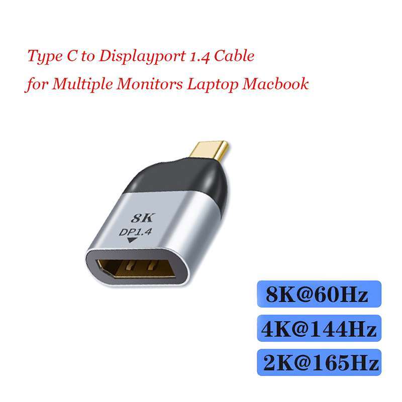 DP DisplayPort Female Adapter 8K 60Hz 