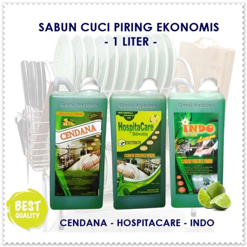 Jual Sabun Cuci Piring Indo Cendana Hospitacare 1 Liter Harga Ekonomis Terbaru Juni 2021 Blibli