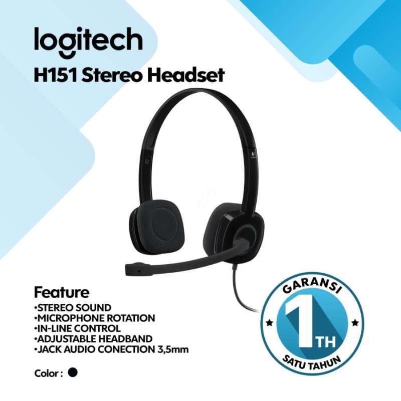Promo Headset Logitech H151 Stereo with 