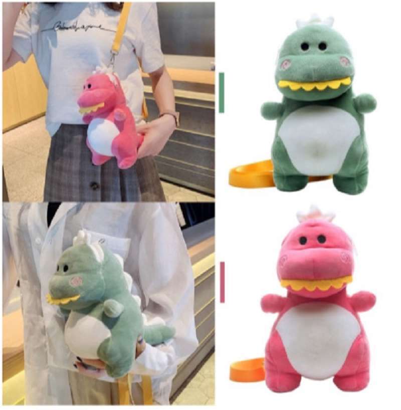 Jual Mainan Tas Selempang Motif Kartun Dinosaurus Lucu Bahan Kanvas Online April 2021 Blibli