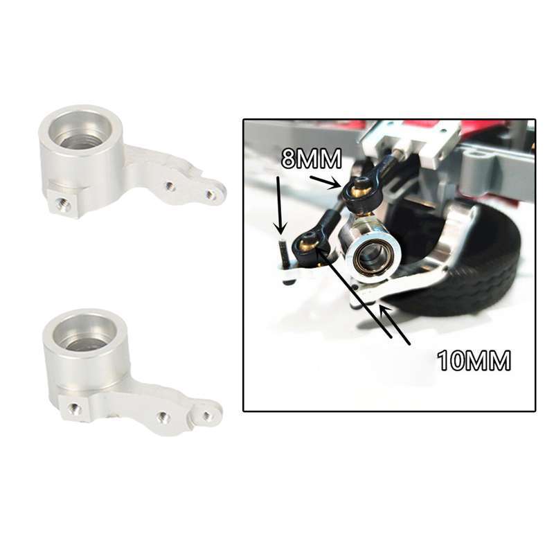 Details about / Alloy Lower Suspension Arm Steering Hub Carrier Set for WPL D12 1:10 RC Car