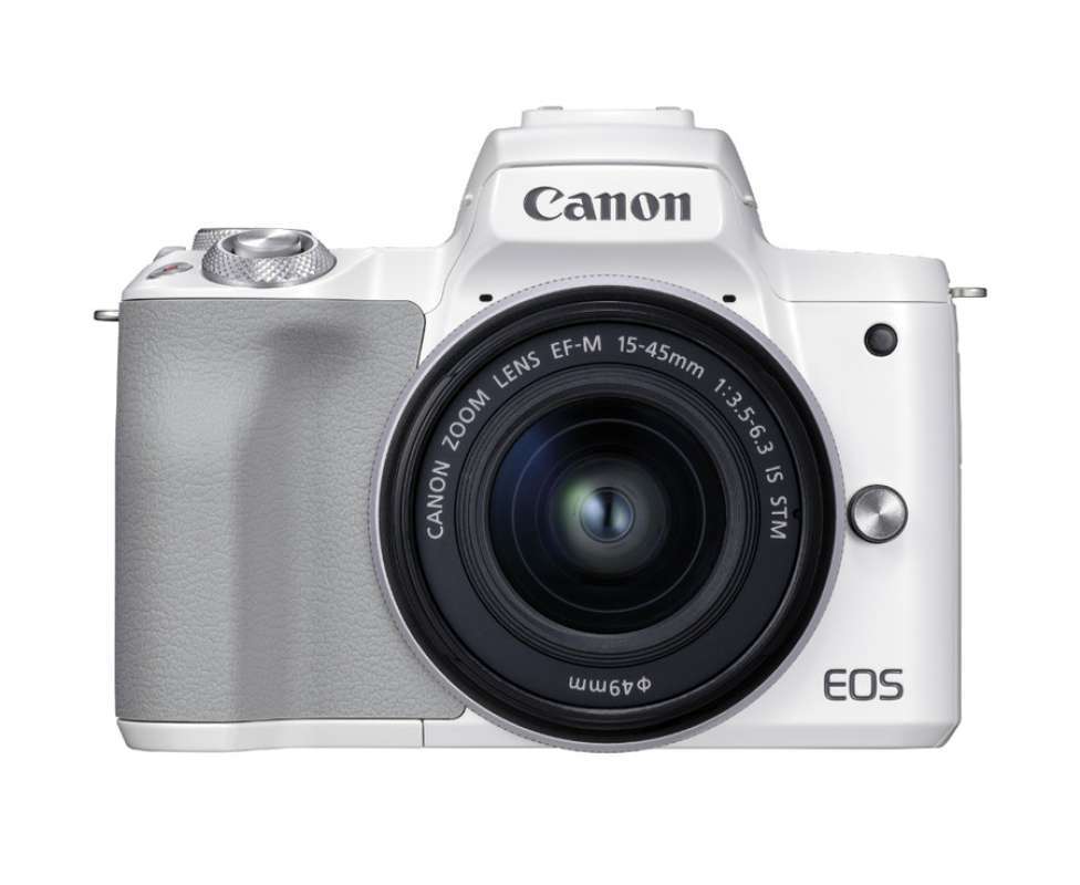 Promo Canon Camera Eos M50 Mark Ii With Lens Ef-m15-45mm White