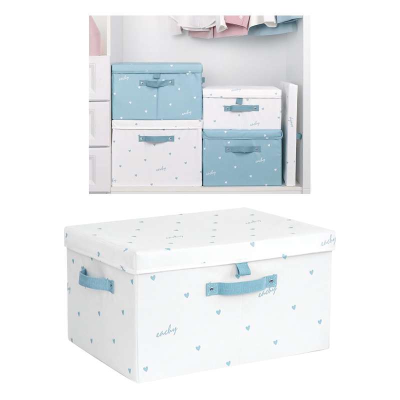 Jual Collapsible Oxford Cloth Storage Boxes Clothes Storage Bin Basket Lightweight With Lids Handles Toys Storage Cube Organizer Online Mei 2021 Blibli