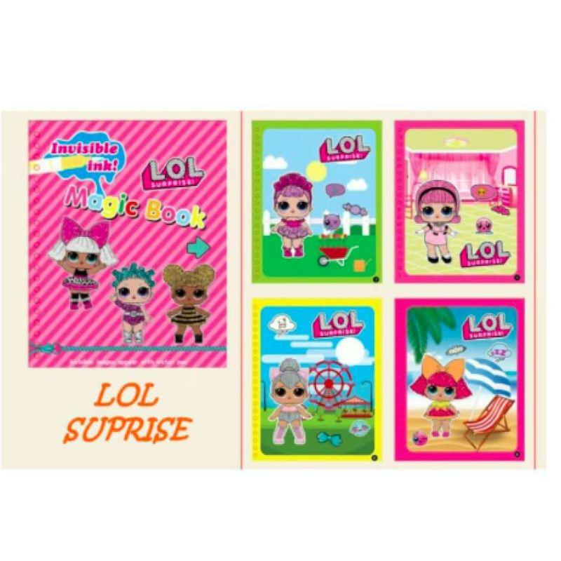 Jual Mainan Edukasi Magic Colour Book Buku Gambar Buku Mewarnai Lol Surprise Murah Mei 2021 Blibli