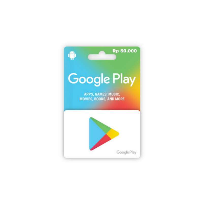 Google Play GiftCard Rp 50.000