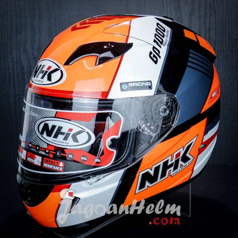 Jual Nhk Helm Gp1000 Sxr Black Orange Gp 1000 Double Visor Murah Juni 2021 Blibli
