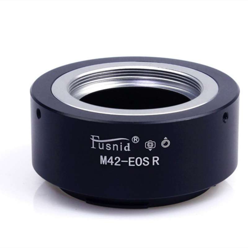 cincin adaptor lensa kamera logam untuk lensa dudukan ulir sekrup m42 ke kamera mirrorless bingkai penuh canon eos r