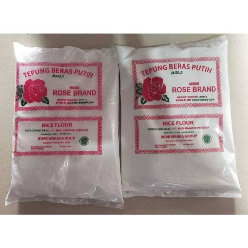 Jual Tepung Beras Rose Brand 200 Gram 1 Dus Isi 50 Bungkus Murah Mei 2021 Blibli