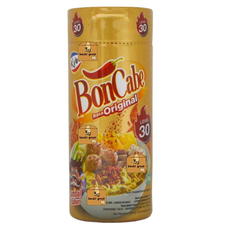 Jual Boncabe Rasa Original Level 30 40gr Sambal Botol Bubuk Tabur Bon Cabe Murah Mei 2021 Blibli