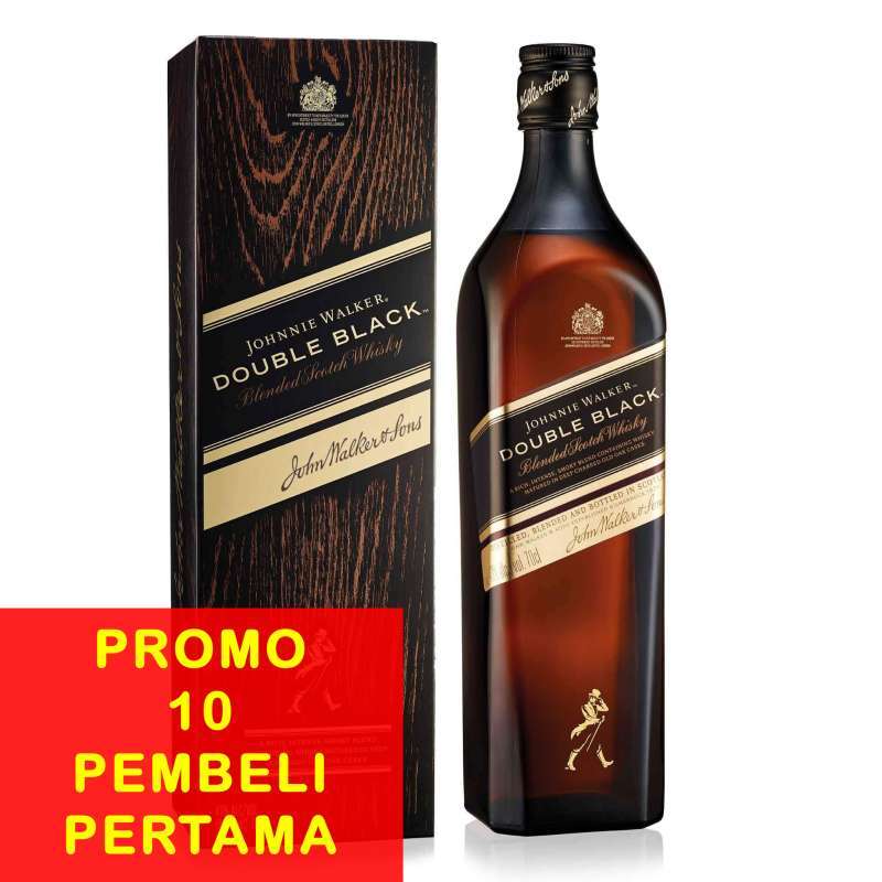 Promo Johnnie Walker Double Black Label (1.000 ml) di Seller ...