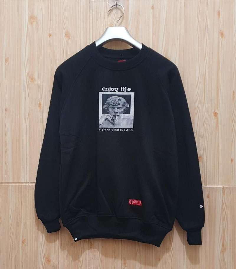 Promo Sweater crewneck pria Alvi di 