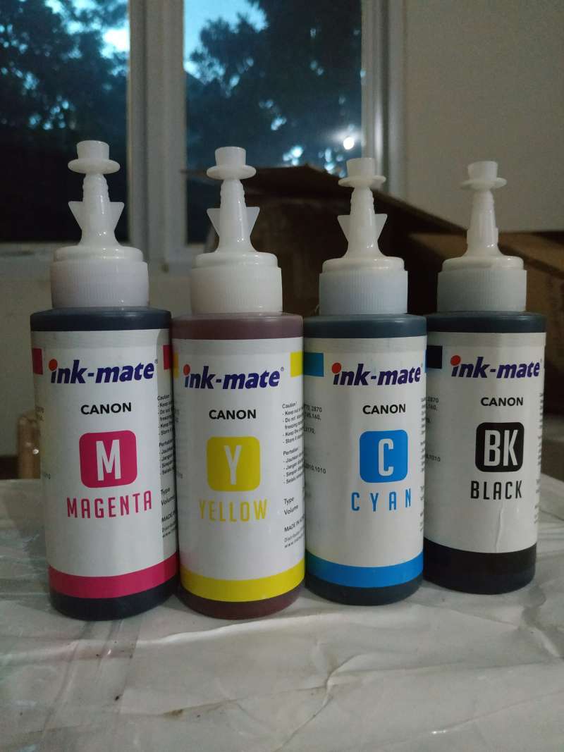 tinta semi pigment canon all tipe printer canon rasa original canon best photo quality anti buntu