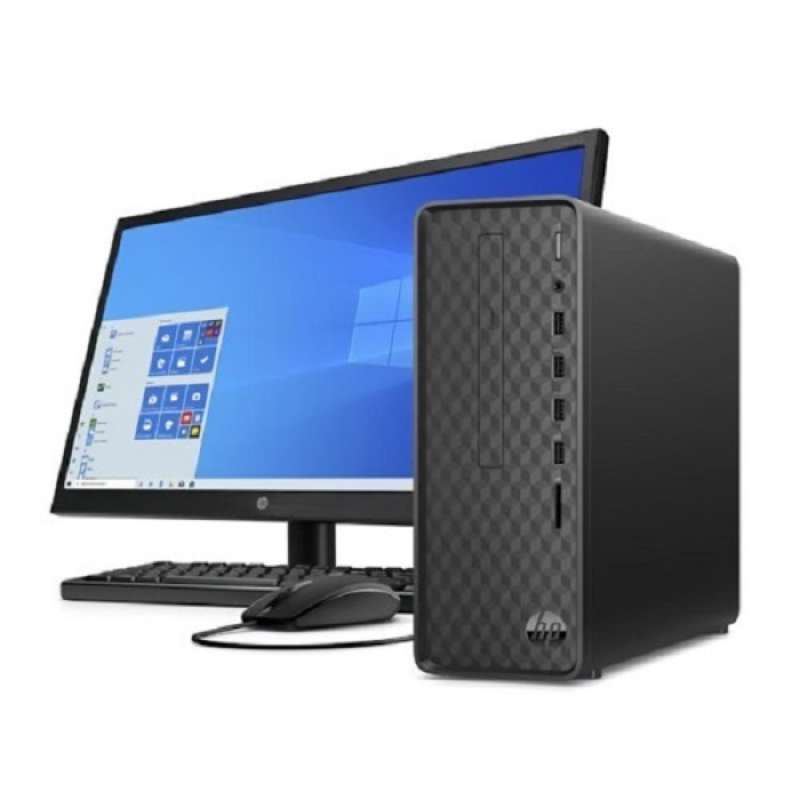 hp desktop pc slim s01 pf1176d i5 10400 8gb 1tb uma w10