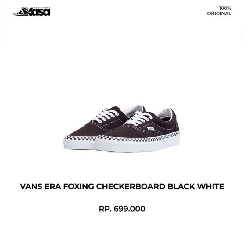 vans black foxing