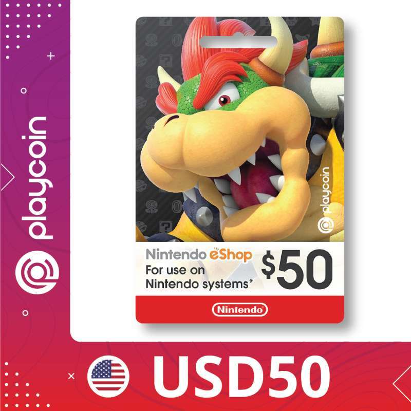 Jual Nintendo eShop Nintendo eShop USD 50 Digital Voucher di