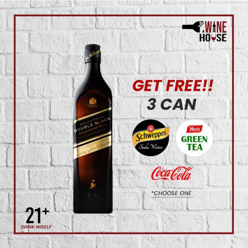 Jual Johnnie Walker Double Black Label 1.000 ml (Free 3 ...