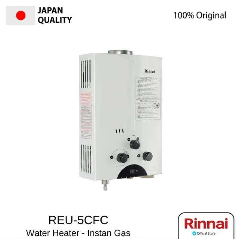 Jual Rinnai Water Heater Gas 5lt Mnt Reu 5cfc Online April 2021 Blibli