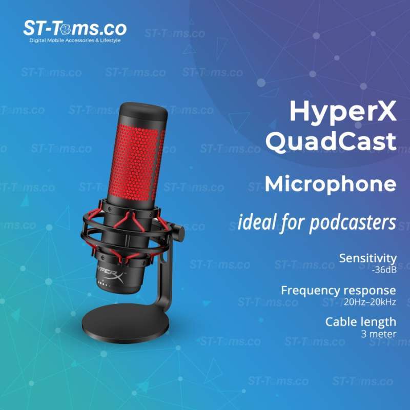 Jual HyperX QuadCast Streaming Gaming 