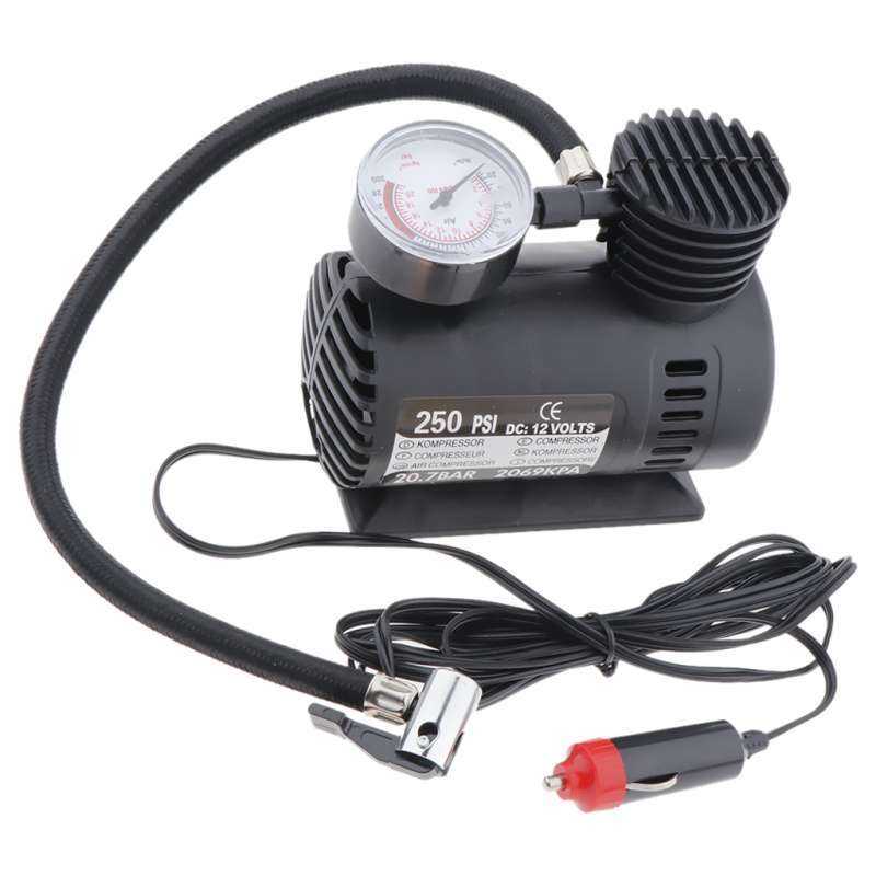 Portable Tire Inflator Mini Car Air Pump Compressor Electric Auto 12V DC 300 PSI Portable Tire Inflator Mini Car Air Pump Compressor Electric Auto 12V DC 300 PSI