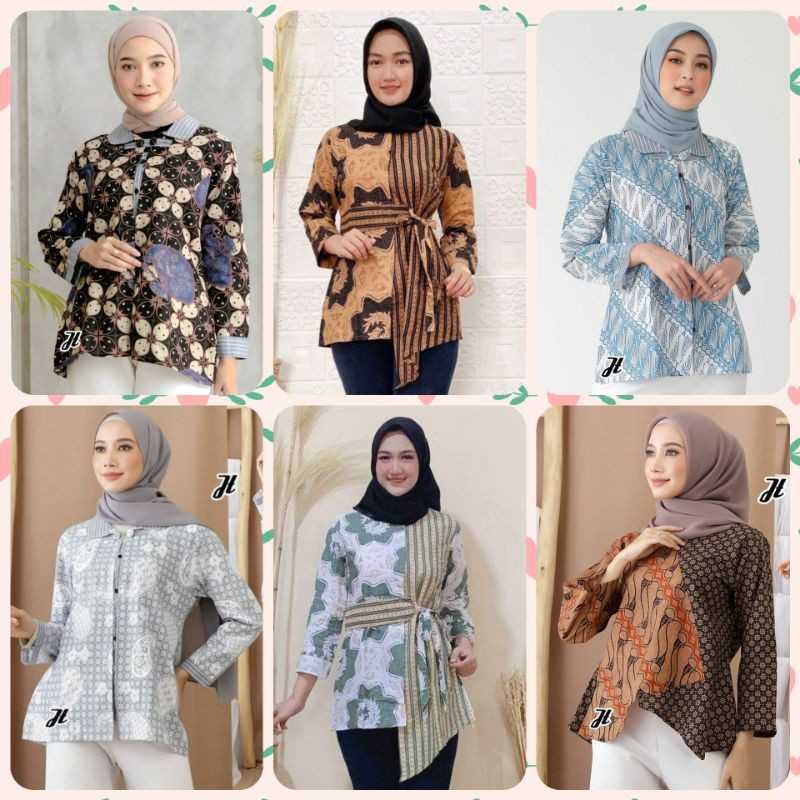 Promo BAJU BATIK WANITA MODERN MONALISA GENES M,L,XL asli PEKALONGAN - 14 XL di Seller Maulidah ID - Kota Tasikmalaya, Jawa Barat | Blibli