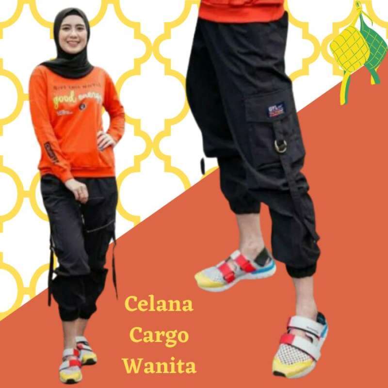 Celana Cargo Wanita Berhijab Ootd Terbaru Agustus 2021 Harga Murah Kualitas Terjamin Blibli