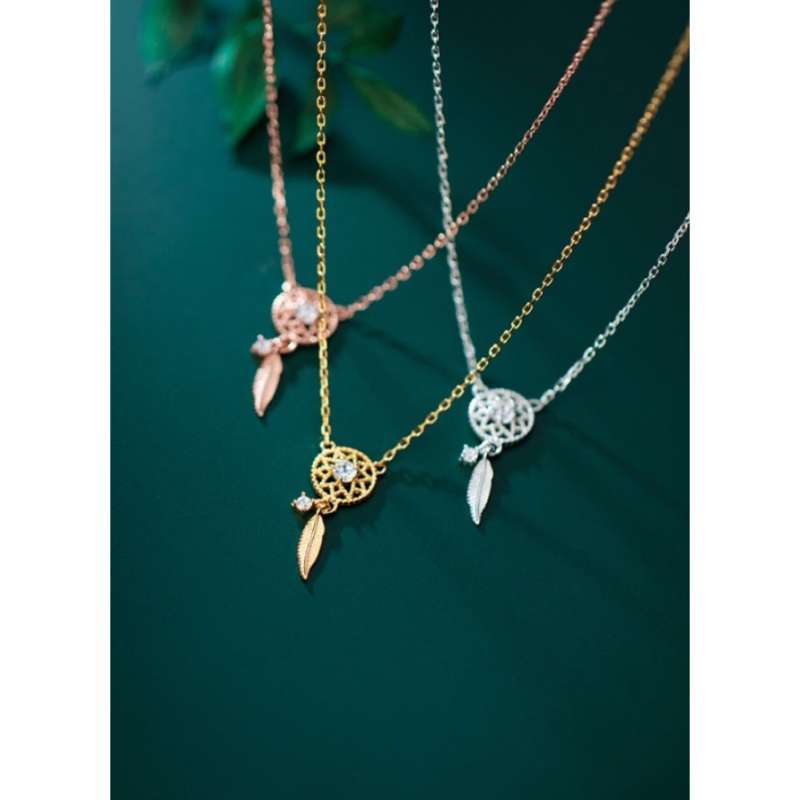 Dream Catcher Necklace (925 Sterling 