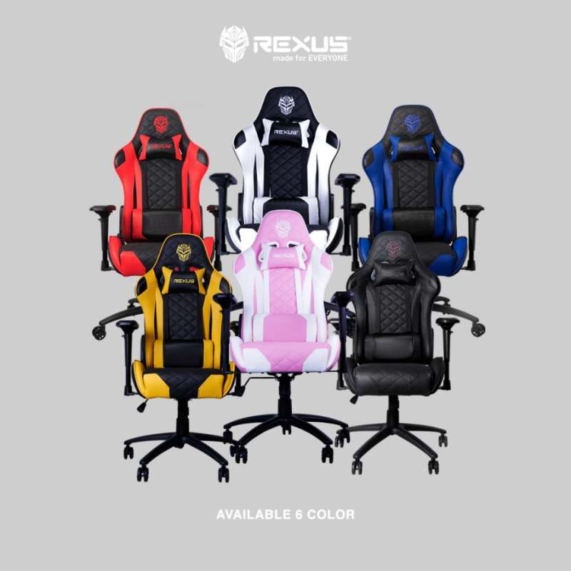 Promo Rexus Gaming Chair Kursi RGC 101 V.2 Black Brown Diskon 14