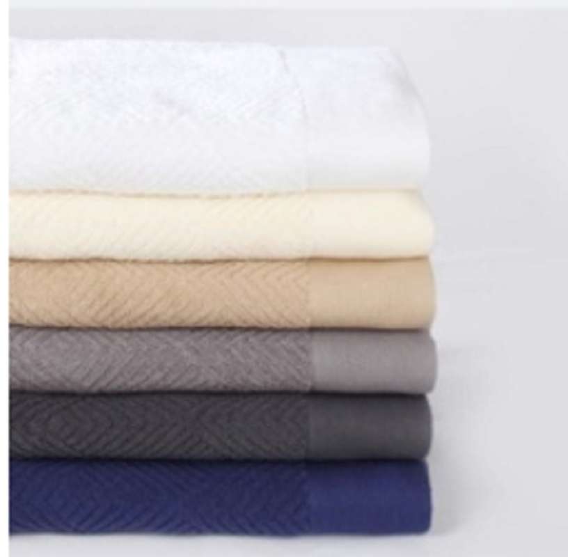 Jual GRAND ATELIER DIAMOND JACQUARD Bath Towel Natural di Seller