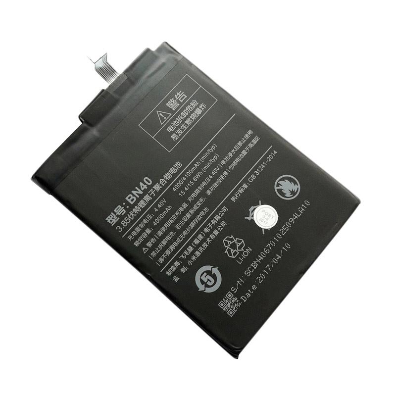 Jual Xiaomi Bn40 Original Battery For Redmi Pro Black [4000mah