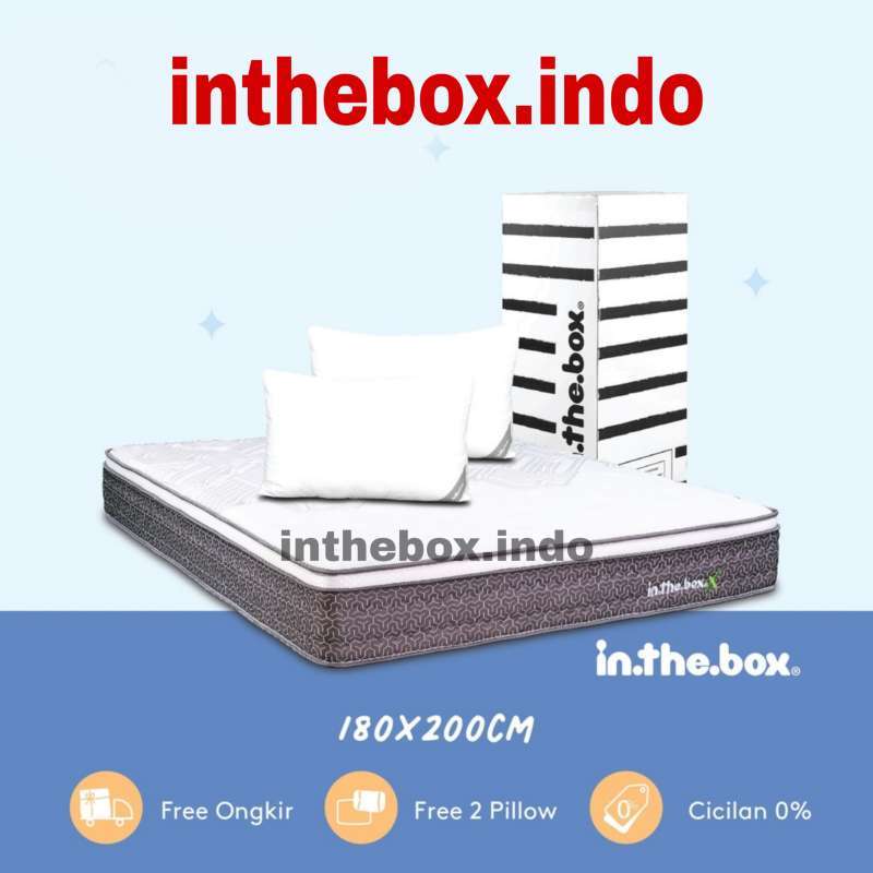 Jual Kasur Spring Bed Inthebox X Ukuran 160 200x200 Kasur Busa Spingbed Murah Bagus Matrass Tempat Tidur Terbaru Juni 2021 Blibli