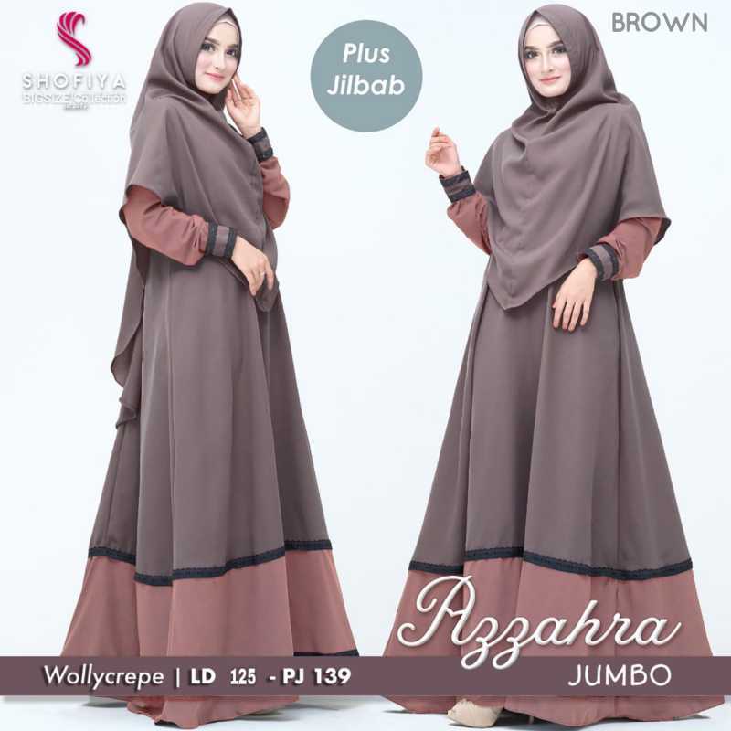 Jual Gamis Azzahra Set Kerudung Khimar Syari Jumbo Big Size Busui Friendly Murah Juni 2021 Blibli