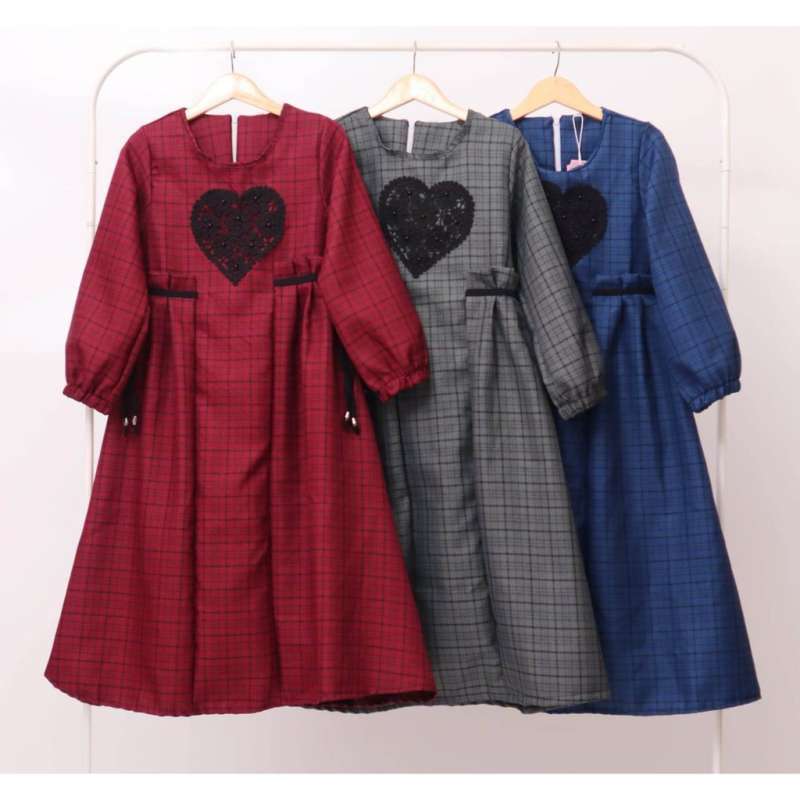 Jual 6 12 Tahun Gamis Anak Anak Perempuan Terbaru 2020 2021 Baju Muslim Anak Cewek 1058kotak Murah Mei 2021 Blibli