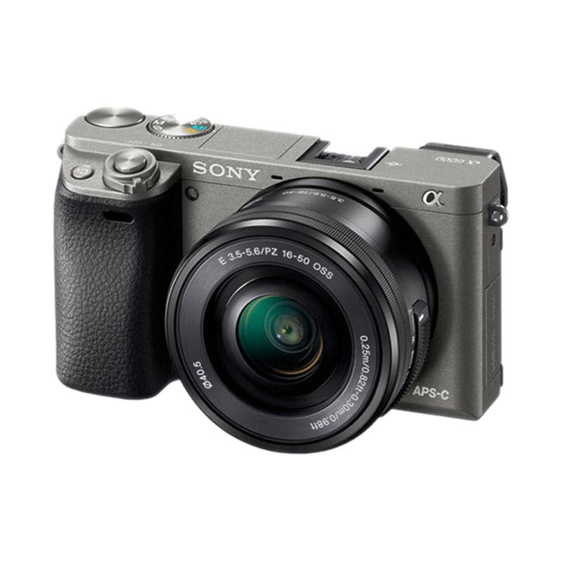 SONY ALPHA A6000L Kit Kamera Mirrorless with 16-50mm F/3.5-5.6 OSS Graphite