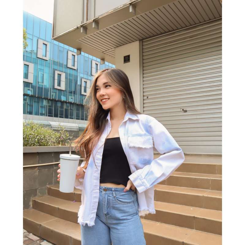 Promo JAKET CASUAL WANITA LULA TIE DYE 