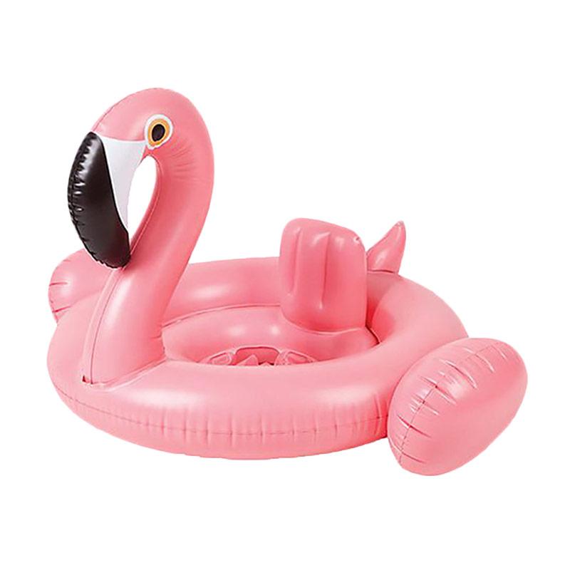 sportsite motif burung flamingo baby float pelampung renang bayi pink
