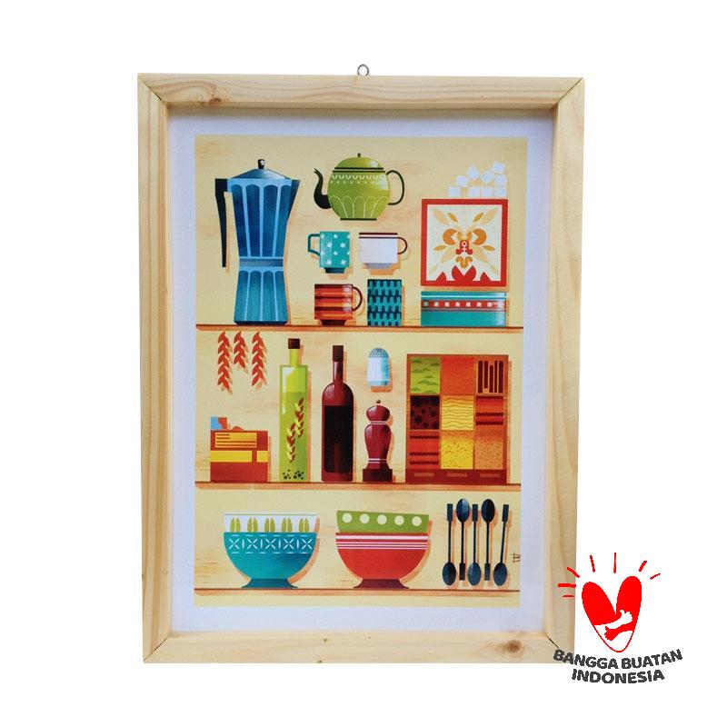 Jual Stiletto In Style Fun Kitchen Wall Decor Dekorasi Dinding Terbaru Juli 2021 Blibli