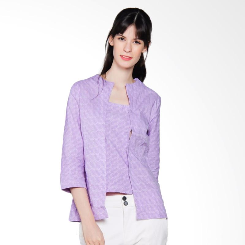 Jual Jogja Batik Nagita Blus Kebaya Batik Ungu Muda Online Oktober 2020 Blibli Com