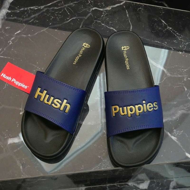 Jual SANDAL HUSH PUPPIES SLIDE EMPUK BRANDED di Seller Surfing