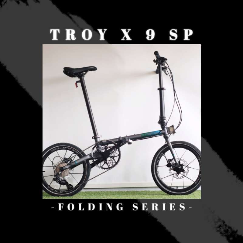 Element Folding Bike Troy X 9 Speed 