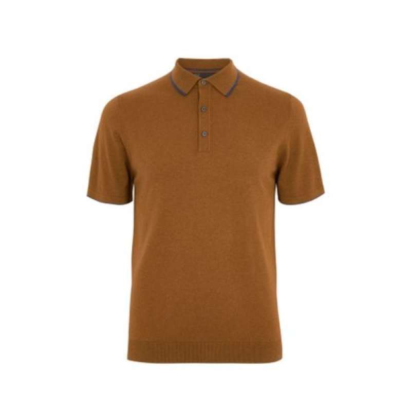 Cotton Short Sleeve Knitted Polo Shirt 