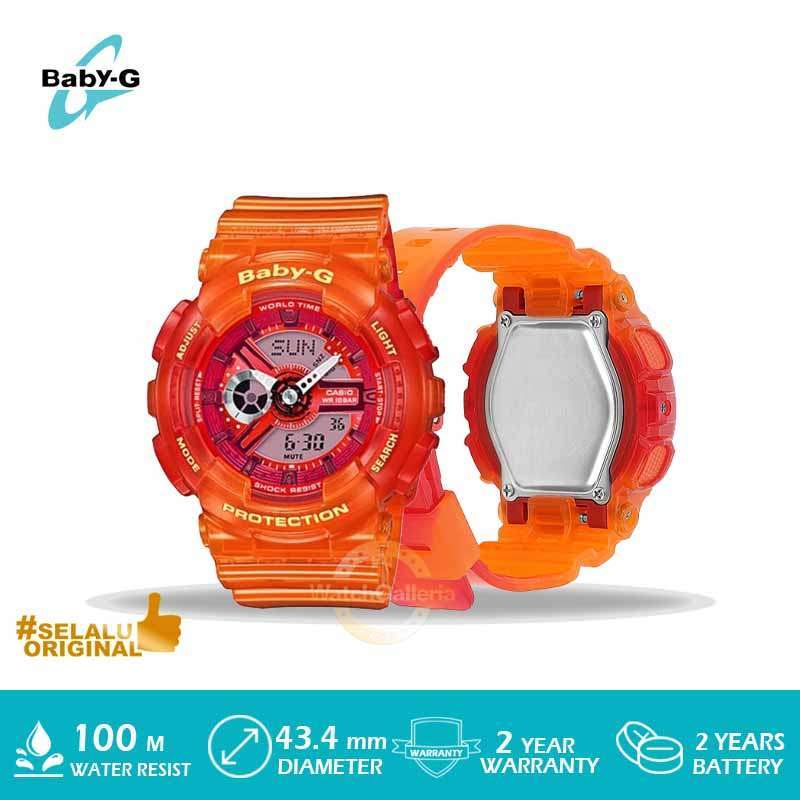 Casio baby g orange best sale
