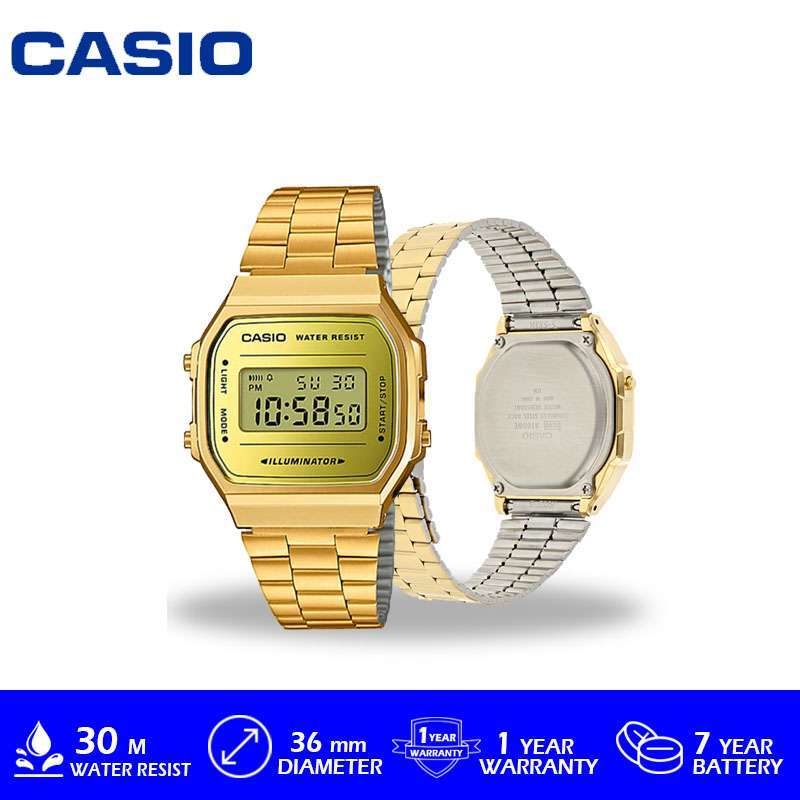 Promo CASIO A168WEGM-9DF Digital Jam Tangan Unisex - Gold di Seller THE  WATCHGALLERIA OFFICIAL STORE - Kota Jakarta Pusat, DKI Jakarta | Blibli