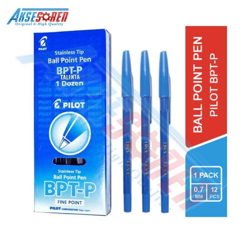 Pulpen Pilot [BPT-P/12 pcs] Ballpoint Pena Pen mm/1 Pack]