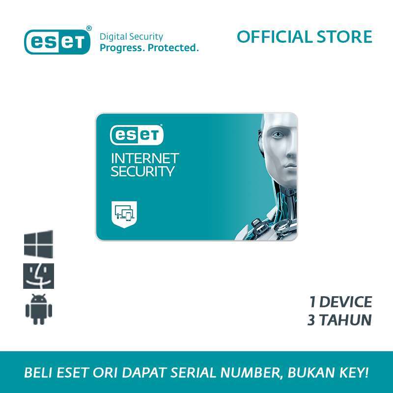 Jual ESET Antivirus Internet Security Software [1 Komputer/ 3 ...